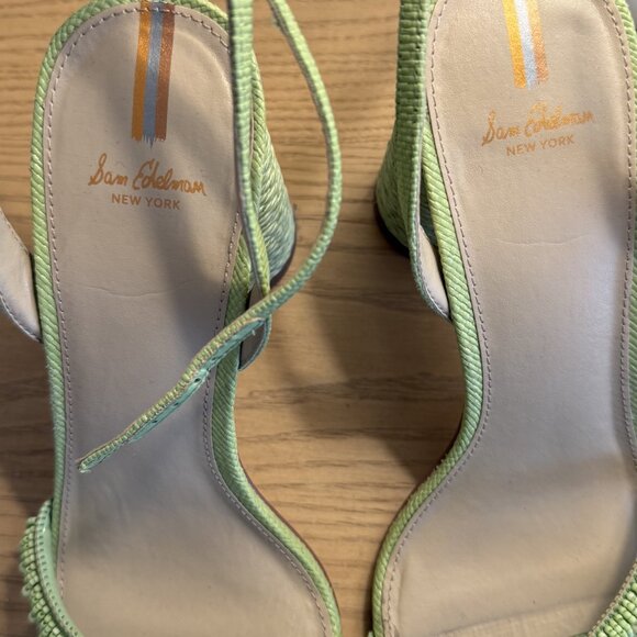 Sam Edelman Green Kia Sandals - Picture 3 of 6